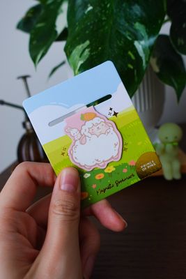Bunny Chonk Magnetic Bookmark