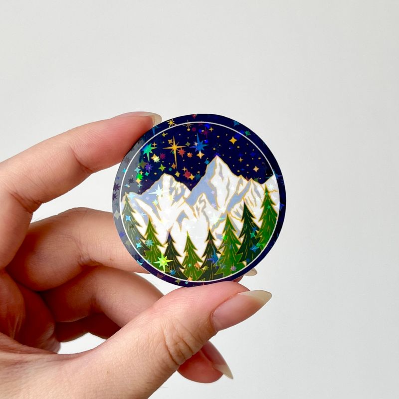 Genesis 15:5 (Count the Stars) Holographic Sticker