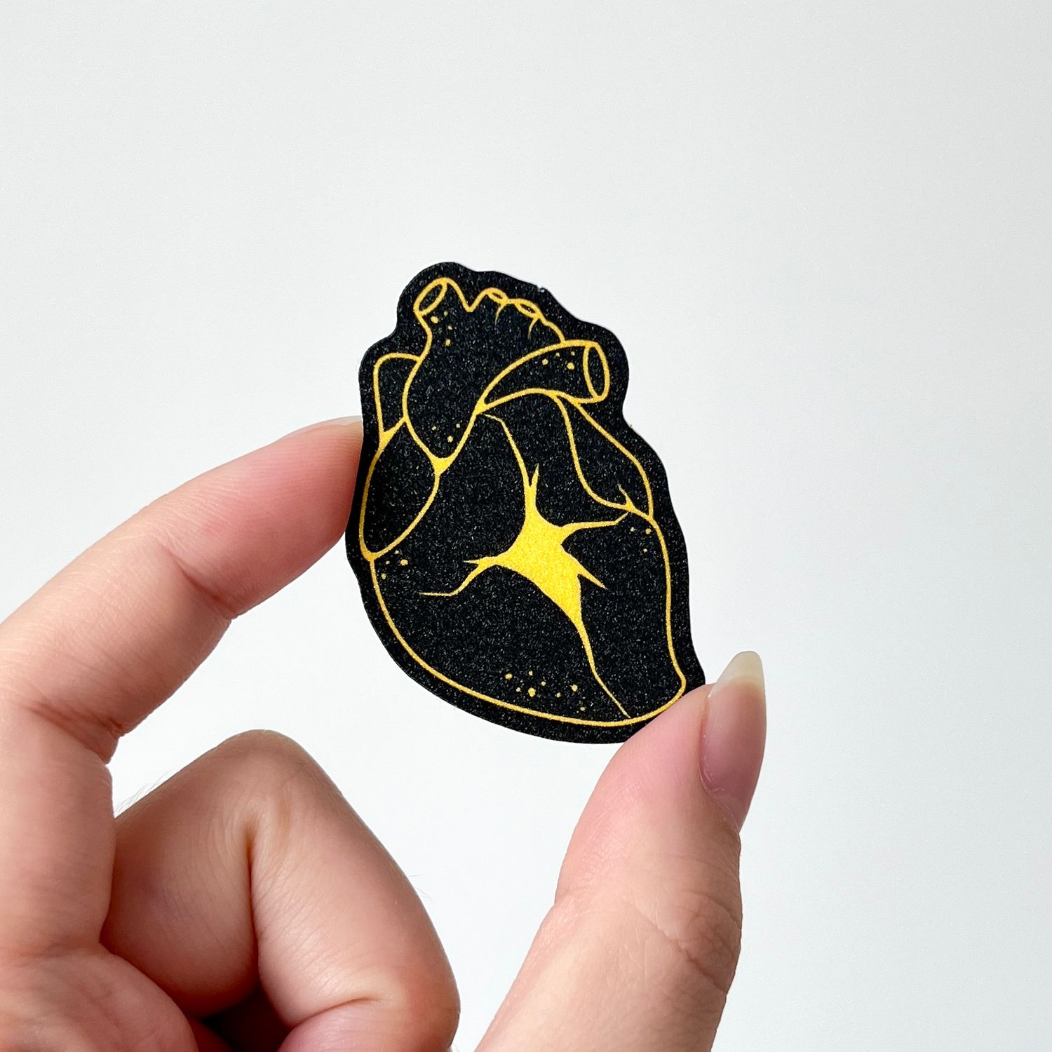 2 Corinthians 12:9 (Kintsugi) Matte Glitter Sticker