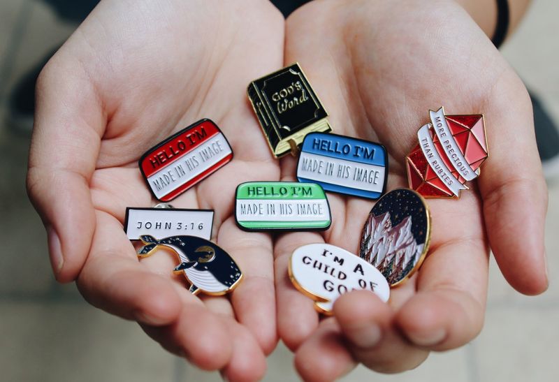 Bible-Inspired Enamel Pins