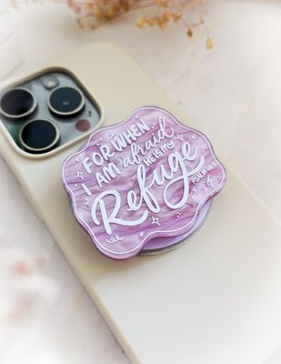 Psalm 46:1 (Refuge) Magnetic Phone Grip