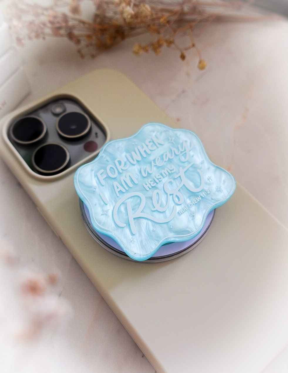 Matthew 11:28 (Rest) Magnetic Phone Grip