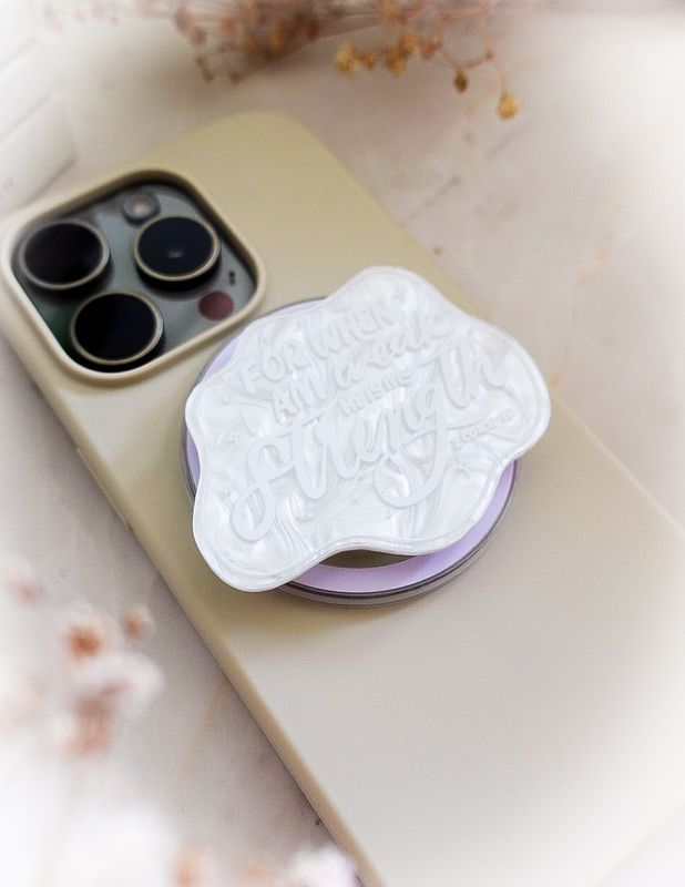 2 Cor 12:10 (Strength) Magnetic Phone Grip