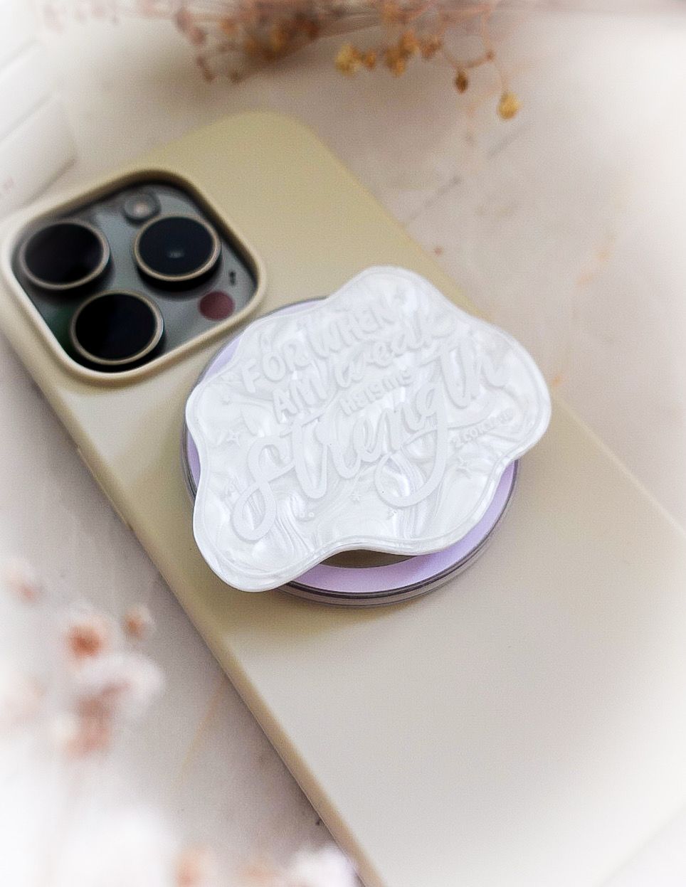 2 Cor 12:10 (Strength) Magnetic Phone Grip