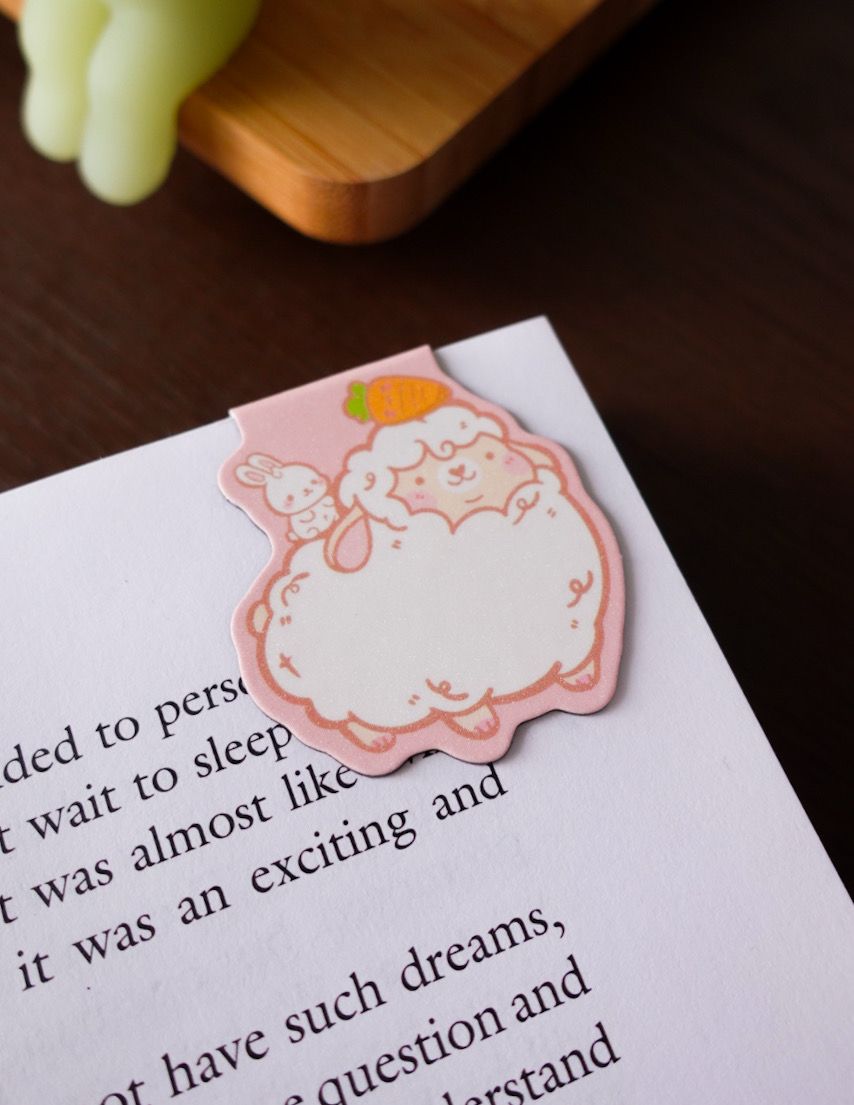 Bunny Chonk Magnetic Bookmark