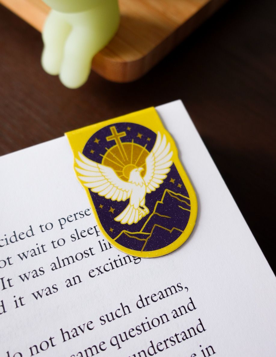 Isaiah 40:31 (Eagle) Gold Magnetic Bookmark
