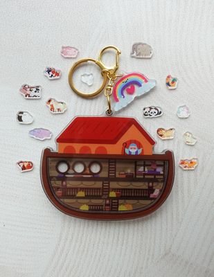 Fillable Shaker Keychains