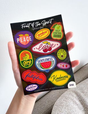Fruit Of The Spirit A6 Sticker Sheet