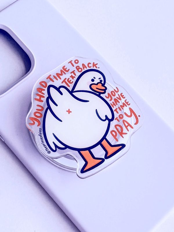 Demanding Duck Magnetic Phone Grip