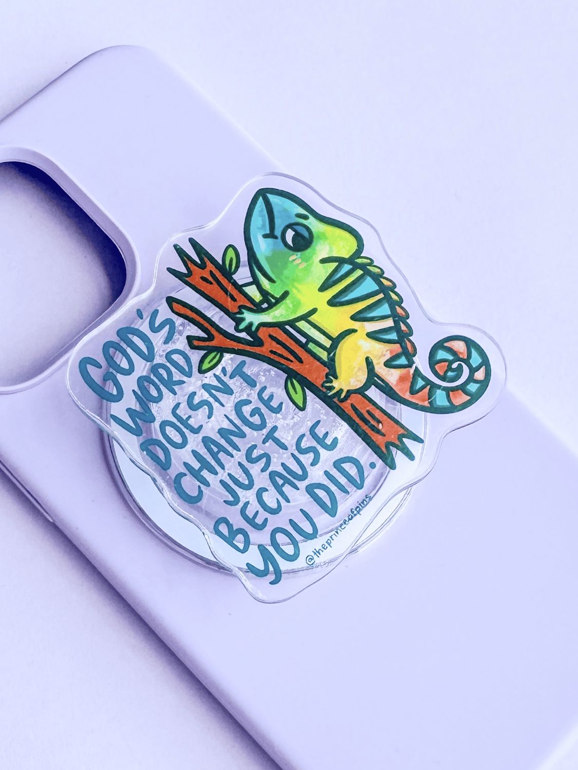 Cranky Chameleon Magnetic Phone Grip