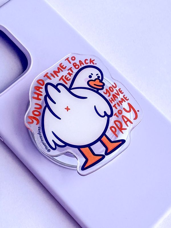 Demanding Duck Magnetic Phone Grip