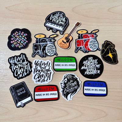 Matte Glitter Stickers