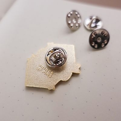 Silver Metal Butterfly Clutch Back