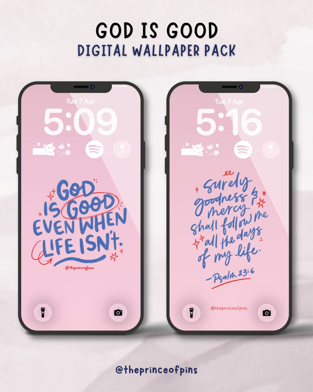 God Is Good Digital Phone Wallpaper Pack