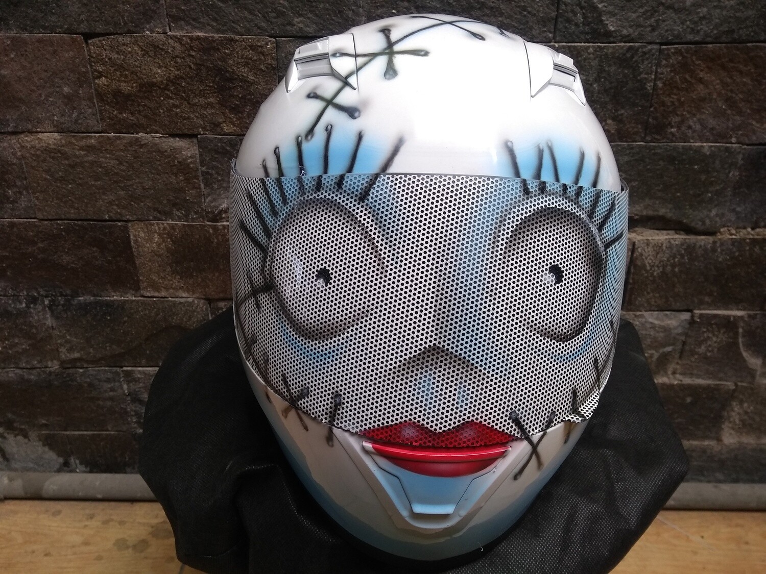 FREE SHIPPING FREE SHIPPING SALLY THE NIGHTMARE BEFORE CHRISMAST ONE WAY VISOR FULL FACE DOT APPROVED