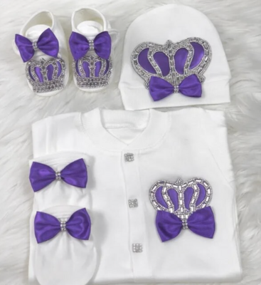 Newborn welcoming Crown Jewels Set (Purple) Newborn welcoming Crown Jewels Set (Purple)