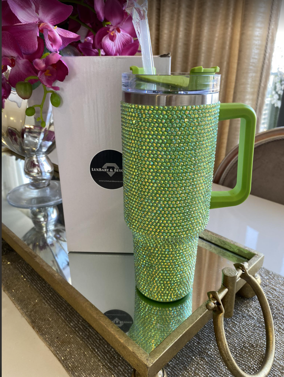 𝗟𝘂𝘅𝘂𝗿𝘆 𝗛𝗮𝗻𝗱𝗰𝗿𝗮𝗳𝘁𝗲𝗱 𝗧𝘂𝗺𝗯𝗹𝗲𝗿 - Crafted for Elegance and Functionality, A Pregnancy Essential (GREEN)
