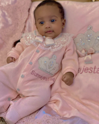 𝗟𝘂𝘅𝘂𝗿𝘆 𝗡𝗲𝘄𝗯𝗼𝗿𝗻 Home Welcoming 4-Piece set(Blush Pink , Pearl Crown)