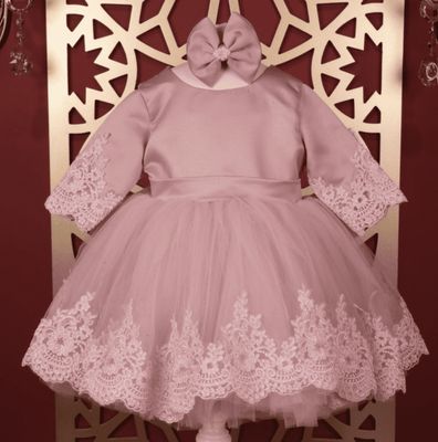 REBEKA Dress - NEWBORN ( Blush)