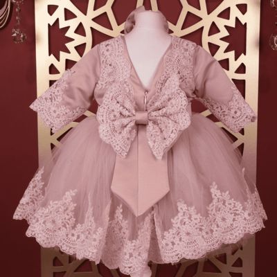REBEKA Dress - NEWBORN ( Blush)