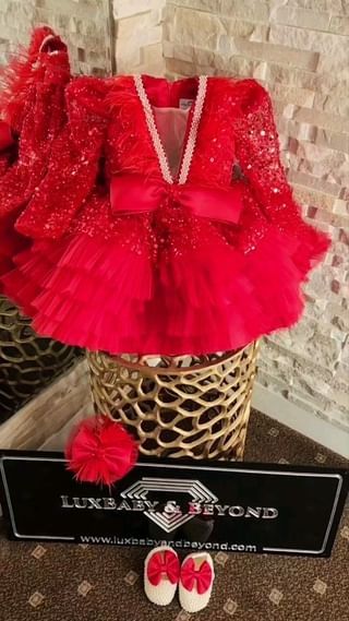 CHRISTINE DRESS with shoes and hairband