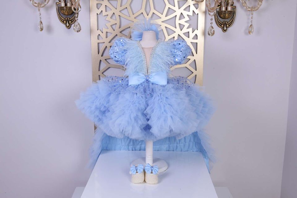 ELSA DRESS -  Light blue