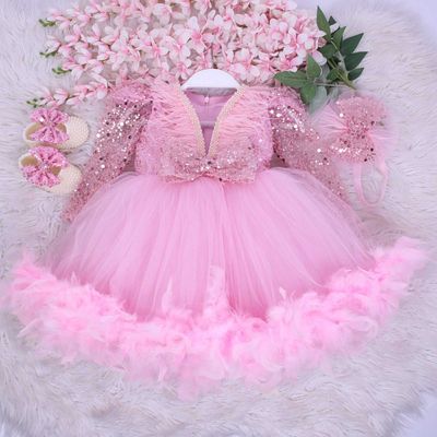 Feathered Rose Dream Dress