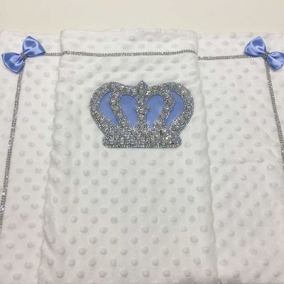 Personalised Receiving Bubble Blanket - Jonathan Personalised Receiving Bubble Blanket - Jonathan