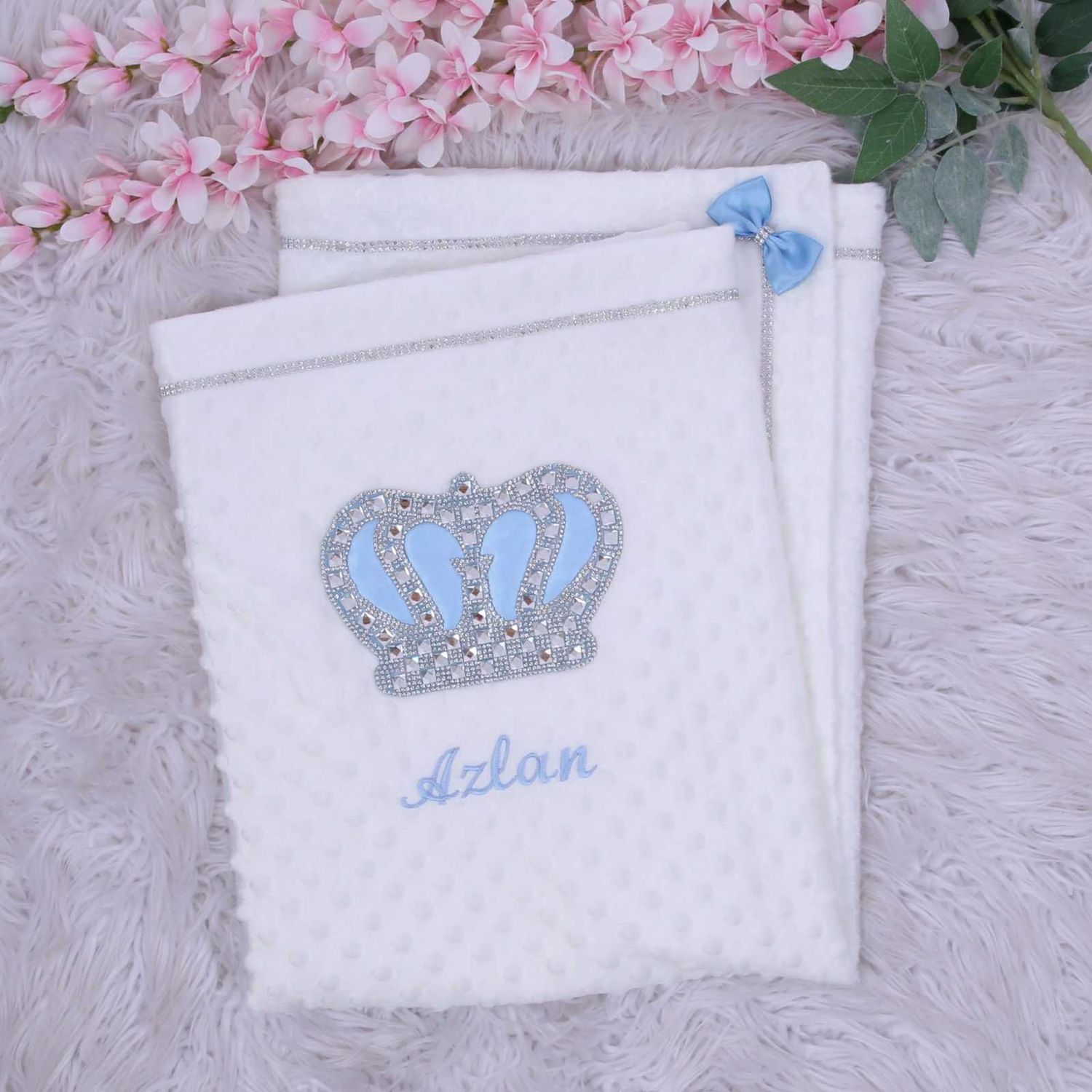 Personalised Receiving Bubble Blanket - Jonathan