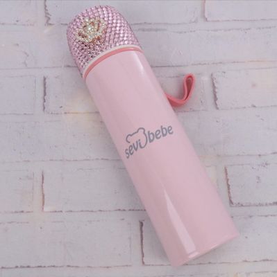 Handmade Rhinestone Crystals Baby Thermos Bottle ( crown)