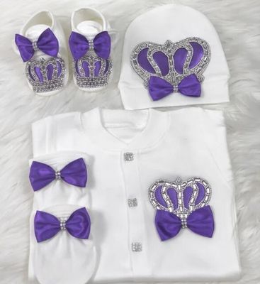 Newborn welcoming Crown Jewels Set (Purple)