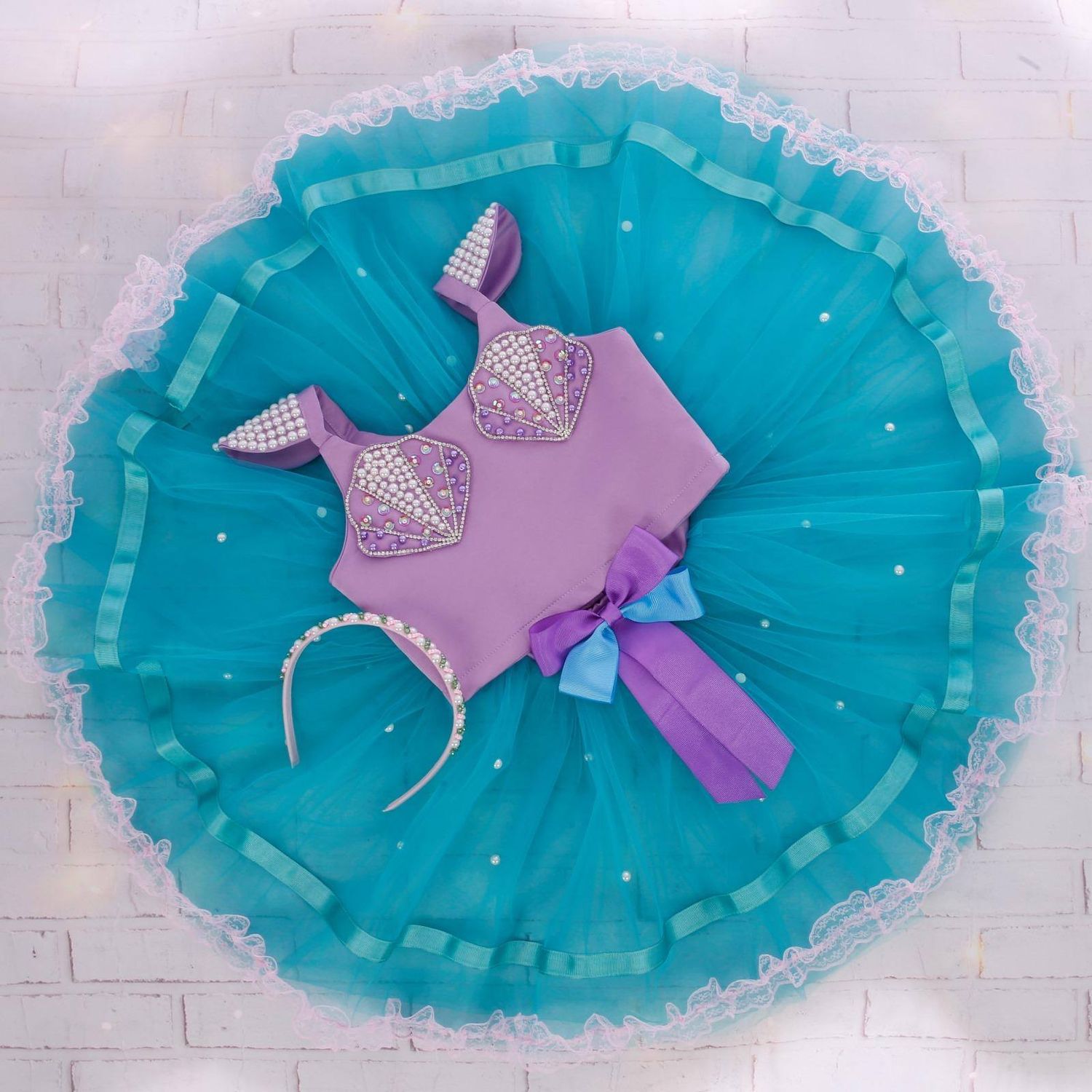 Dreamy MERMAID DRESS with hairband