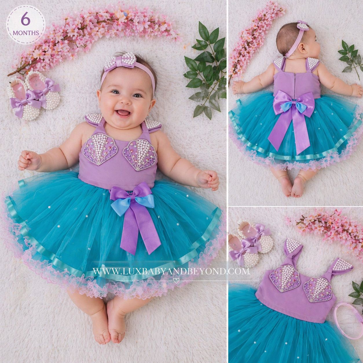 Dreamy MERMAID DRESS with hairband