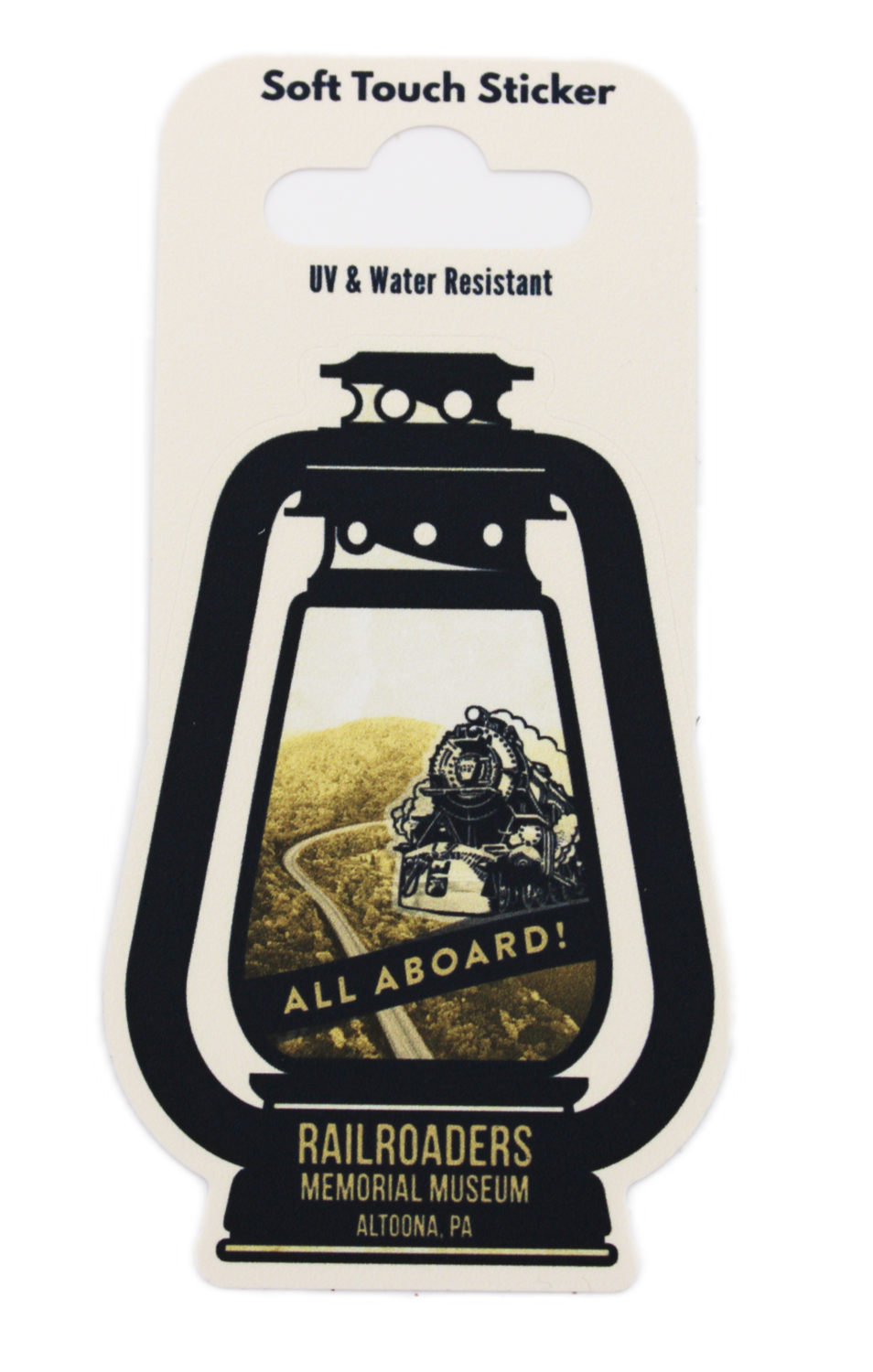 Railroaders Memorial Museum Lantern Sticker