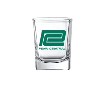 Penn Central Cubed Shot Glass