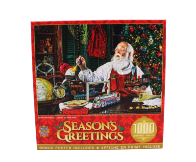 Santa&#39;s Worksop 1000pc Puzzle