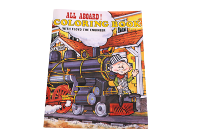All Aboard! Coloring Book With Floyd The Engineer