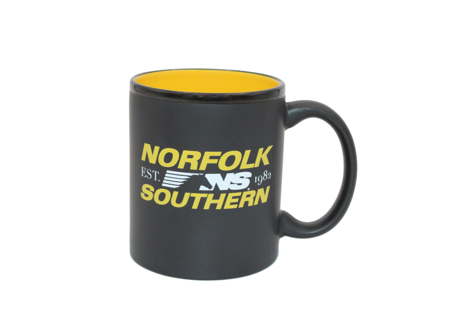 Norfolk Southern Black &amp; Yellow Mug