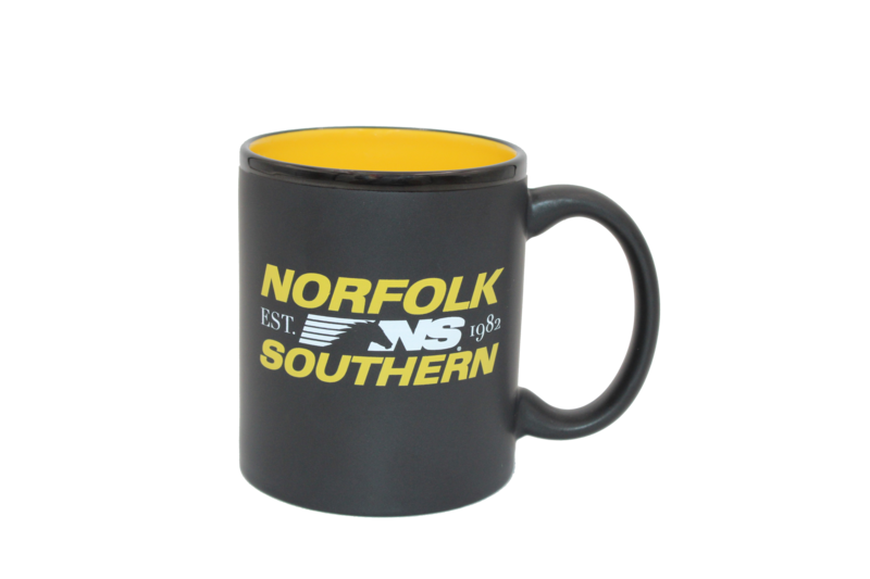 Norfolk Southern Black &amp; Yellow Mug