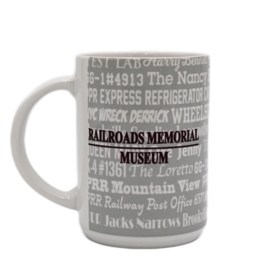 Railroaders Memorial Museum Word Mug