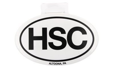 Horseshoe Curve Oval Sticker
