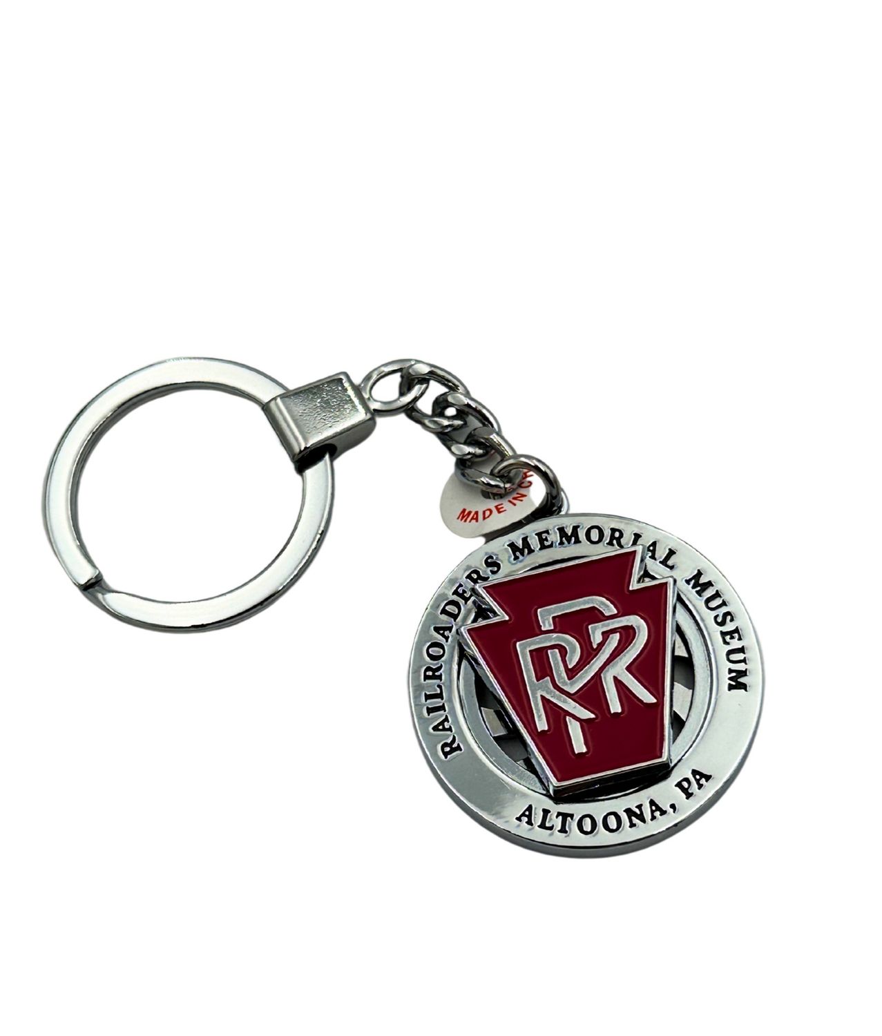 Railroaders Memorial Museum Spinner Keychain