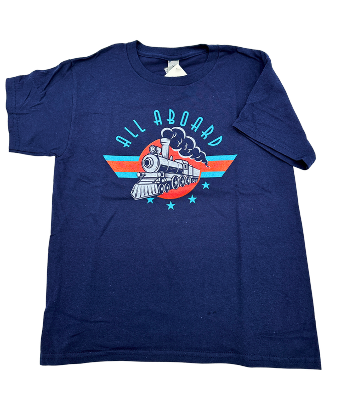 All Aboard Adult t shirt 
