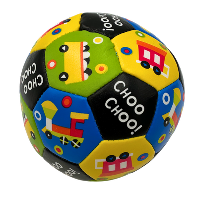 Train Vinyl Soft Soccer Ball