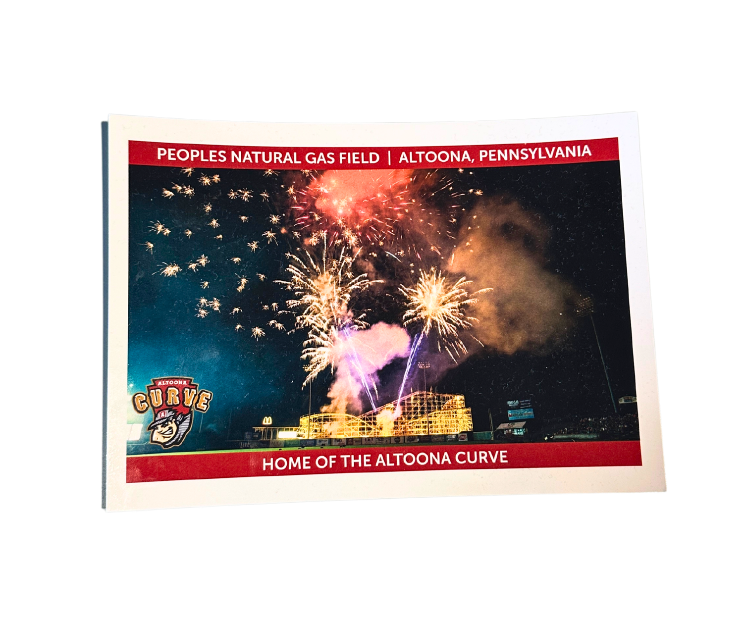 Altoona Curve &quot;Home of the Altoona Curve&quot; Fireworks Postcard