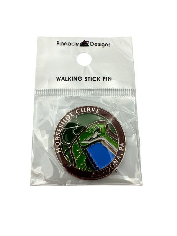 Horseshoe Curve Walking Stick Pin