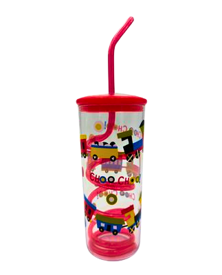 Twisty Straw Choo-Choo Cup
