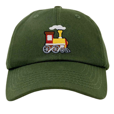Embroidered Train Hat