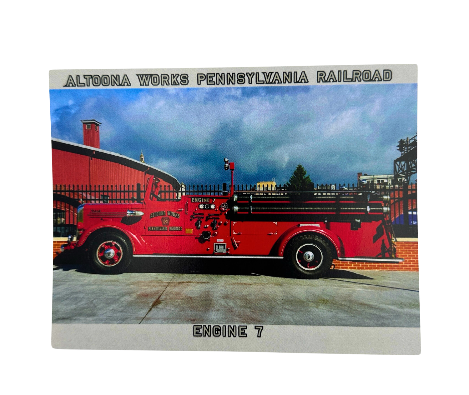 Engine #7 Postcard