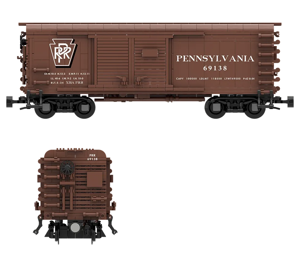 X31B 4-Door Box Car PRR Circle Keystone #61802 Blt 5-36